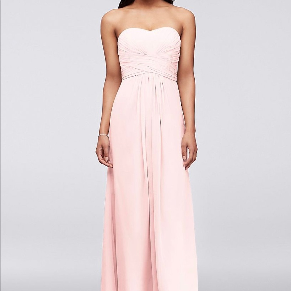 Gorgeous David’s Bridal bridesmaid dress